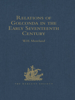 cover image of Relations of Golconda in the Early Seventeenth Century
